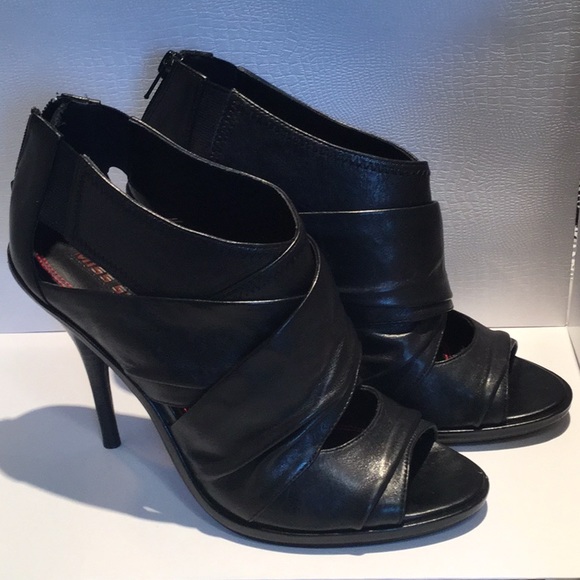 Miss Sixty Sydney 4 1/2” black heels - Picture 1 of 7